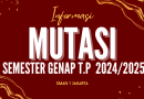 Pengumuman Mutasi Masuk Peserta Didik Semester Genap T.A 2024/2025